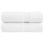 Toallas de ducha SOLUND 2 uds blanco 70x140 cm 600 gsm en Toallas | Comprar online en Foru.es