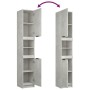 Set muebles de baño 4 piezas madera contrachapada gris hormigón de vidaXL, Muebles de baño - Ref: Foro24-3115887, Precio: 276...