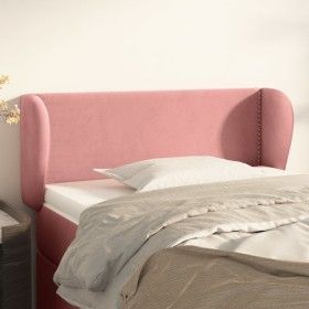 Cabecero de terciopelo rosa 83x23x78/88 cm de vidaXL, Cabeceros y pies de cama - Ref: Foro24-3117039, Precio: 41,32 €, Descue...