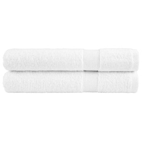 Toallas de sauna SOLUND 2 uds blanco 80x200 cm 600 gsm en Toallas | Comprar online en Foru.es