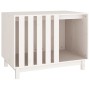 Caseta para perros madera maciza de pino blanco 90x60x67 cm de vidaXL, Casetas para perros - Ref: Foro24-822487, Precio: 133,...