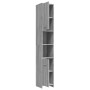 Armario de baño madera contrachapada gris Sonoma 30x30x183,5 cm de vidaXL, Muebles de baño - Ref: Foro24-815520, Precio: 83,9...