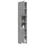 Armario de baño madera contrachapada gris Sonoma 30x30x183,5 cm de vidaXL, Muebles de baño - Ref: Foro24-815520, Precio: 83,9...