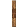 Armario baño madera contrachapada roble ahumado 30x30x183,5cm de vidaXL, Muebles de baño - Ref: Foro24-815519, Precio: 83,53 ...