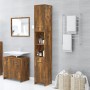 Armario baño madera contrachapada roble ahumado 30x30x183,5cm de vidaXL, Muebles de baño - Ref: Foro24-815519, Precio: 83,53 ...