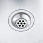 Fregadero de cocina hecho a mano de acero inoxidable de vidaXL, Fregaderos - Ref: Foro24-51516, Precio: 126,02 €, Descuento: %