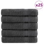Toallas de baño SOLUND 25 uds antracita 100x150 cm 600 gsm en Toallas | Comprar online en Foru.es
