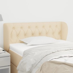 Cabecero de tela color crema 103x23x78/88 cm de vidaXL, Cabeceros y pies de cama - Ref: Foro24-3117475, Precio: 59,29 €, Desc...