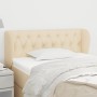 Cabecero de tela color crema 103x23x78/88 cm de vidaXL, Cabeceros y pies de cama - Ref: Foro24-3117475, Precio: 59,29 €, Desc...