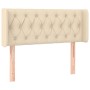 Cabecero de tela color crema 103x16x78/88 cm de vidaXL, Cabeceros y pies de cama - Ref: Foro24-3119099, Precio: 51,78 €, Desc...