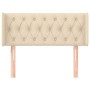 Cabecero de tela color crema 103x16x78/88 cm de vidaXL, Cabeceros y pies de cama - Ref: Foro24-3119099, Precio: 51,78 €, Desc...