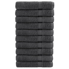 Toallas de sauna SOLUND 10 uds antracita 80x200 cm 600 gsm en Toallas | Comprar online en Foru.es