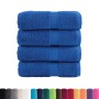 Toallas de mano premium SOLUND, 4 uds, color azul, 30 x 30 cm, 600 g/m² en Toallas | Comprar online en Foru.es