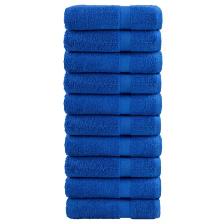 Toallas de mano SOLUND 10 uds azul 50x100 cm 600 gsm en Toallas | Comprar online en Foru.es