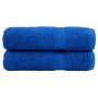 Toallas de baño SOLUND 2 uds azul 100x150 cm 600 gsm en Toallas | Comprar online en Foru.es