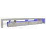 Mueble de TV con luces LED gris hormigón 290x36,5x40 cm de vidaXL, Muebles TV - Ref: Foro24-3152805, Precio: 174,70 €, Descue...