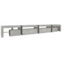 Mueble de TV con luces LED gris hormigón 290x36,5x40 cm de vidaXL, Muebles TV - Ref: Foro24-3152805, Precio: 174,70 €, Descue...