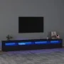Mueble de TV con luces LED Negro 270x35x40 cm de vidaXL, Muebles TV - Ref: Foro24-3152747, Precio: 209,33 €, Descuento: %