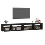 Mueble de TV con luces LED Negro 270x35x40 cm de vidaXL, Muebles TV - Ref: Foro24-3152747, Precio: 209,33 €, Descuento: %
