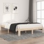 Estructura de cama madera maciza de pino 140x200 cm de vidaXL, Camas y somieres - Ref: Foro24-810365, Precio: 91,09 €, Descue...