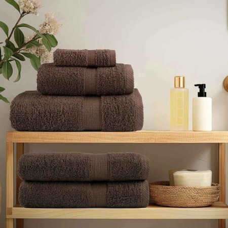 Toalla de Invitado SOLUND Marrón Algodón en Toallas | Comprar online en Foru.es