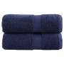 Toallas de mano premium SOLUND, 2 uds, azul marino, 30 x 30 cm, 600 g/m² en Toallas | Comprar online en Foru.es
