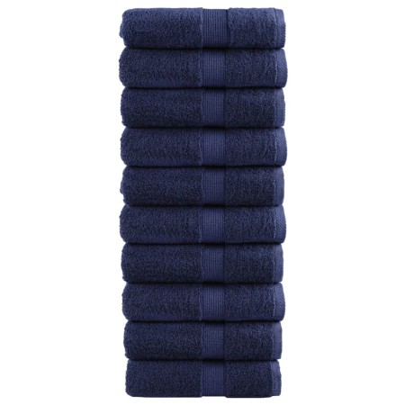 Toallas de mano premium SOLUND 10 uds azul marino 30x30 cm 600 g/m² en Toallas | Comprar online en Foru.es