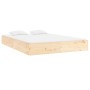 Estructura de cama madera maciza 120x200 cm de vidaXL, Camas y somieres - Ref: Foro24-820047, Precio: 101,31 €, Descuento: %