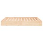 Estructura de cama madera maciza 120x200 cm de vidaXL, Camas y somieres - Ref: Foro24-820047, Precio: 101,31 €, Descuento: %