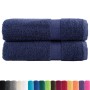 Toallas de mano SOLUND 2 uds azul marino 50x100 cm 600 gsm en Toallas | Comprar online en Foru.es