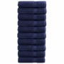 Toallas de mano SOLUND 10 uds azul marino 50x100 cm 600 gsm en Toallas | Comprar online en Foru.es