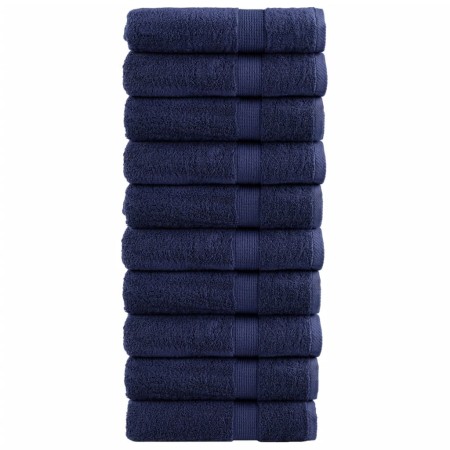 Toallas de mano SOLUND 10 uds azul marino 50x100 cm 600 gsm en Toallas | Comprar online en Foru.es