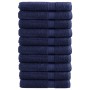 Toallas de sauna SOLUND 10 uds azul marino 80x200 cm 600 gsm en Toallas | Comprar online en Foru.es