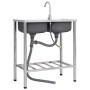 Fregadero de camping doble seno y grifo acero inoxidable de vidaXL, Fregaderos - Ref: Foro24-151212, Precio: 199,60 €, Descue...