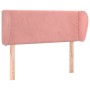 Cabecero de terciopelo rosa 83x23x78/88 cm de vidaXL, Cabeceros y pies de cama - Ref: Foro24-3117039, Precio: 41,32 €, Descue...