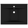Lavabo lujoso con agujero de grifo cerámica negro mate 60x46 cm de vidaXL, Lavabos - Ref: Foro24-147030, Precio: 93,81 €, Des...