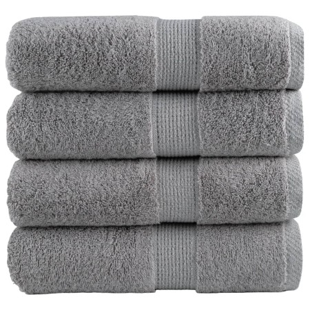 Toallas de mano premium SOLUND, 4 uds, gris, 30 x 30 cm, 600 g/m² en Toallas | Comprar online en Foru.es