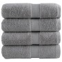 Toallas de mano premium SOLUND, 4 uds, gris, 30 x 30 cm, 600 g/m² en Toallas | Comprar online en Foru.es