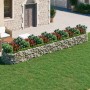 Arriate de gaviones de hierro galvanizado 600x100x50 cm de vidaXL, Maceteros y jardineras - Ref: Foro24-152044, Precio: 105,0...
