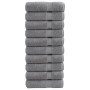 Toallas de mano SOLUND 10 uds gris 50x100 cm 600 gsm en Toallas | Comprar online en Foru.es