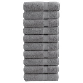 Toallas de mano SOLUND 10 uds gris 50x100 cm 600 gsm en Toallas | Comprar online en Foru.es