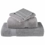 Toallas de baño SOLUND 4 uds gris 100x150 cm 600 gsm en Toallas | Comprar online en Foru.es