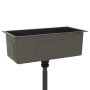 Fregadero hecho a mano acero inoxidable negro de vidaXL, Fregaderos - Ref: Foro24-51505, Precio: 139,96 €, Descuento: %