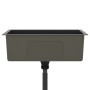 Fregadero hecho a mano acero inoxidable negro de vidaXL, Fregaderos - Ref: Foro24-51505, Precio: 139,96 €, Descuento: %