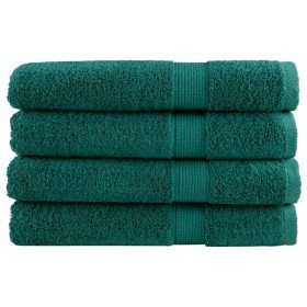 Toallas de sauna SOLUND 4 unidades verde 80x200 cm 600 gsm en Toallas | Comprar online en Foru.es