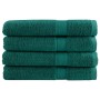 Toallas premium SOLUND 4 unidades verde 100x200 cm 600 gsm en Toallas | Comprar online en Foru.es