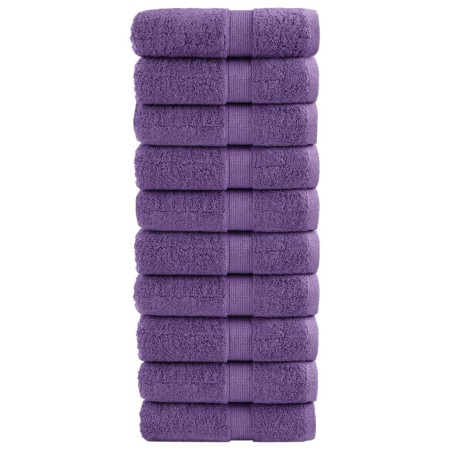 Toallas de mano premium SOLUND 10 unidades, color morado, 30 x 30 cm, 600 g/m² en Toallas | Comprar online en Foru.es