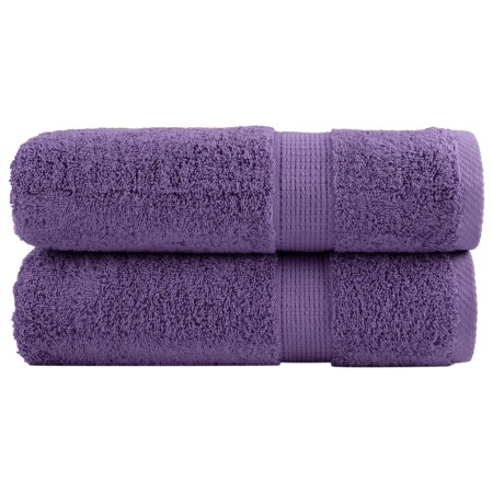 Toallas de mano SOLUND 2 unidades morado 50x100 cm 600 gsm en Toallas | Comprar online en Foru.es