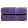 Toallas de mano SOLUND 2 unidades morado 50x100 cm 600 gsm en Toallas | Comprar online en Foru.es