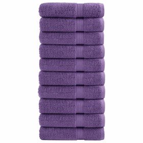 Toallas de mano SOLUND 10 unidades morado 50x100 cm 600 gsm en Toallas | Comprar online en Foru.es